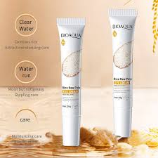 Rice Raw Pulp Eye Cream, Rice Raw Pulp Anti-Wrinkle Eye Cream, Removes Dark Circles